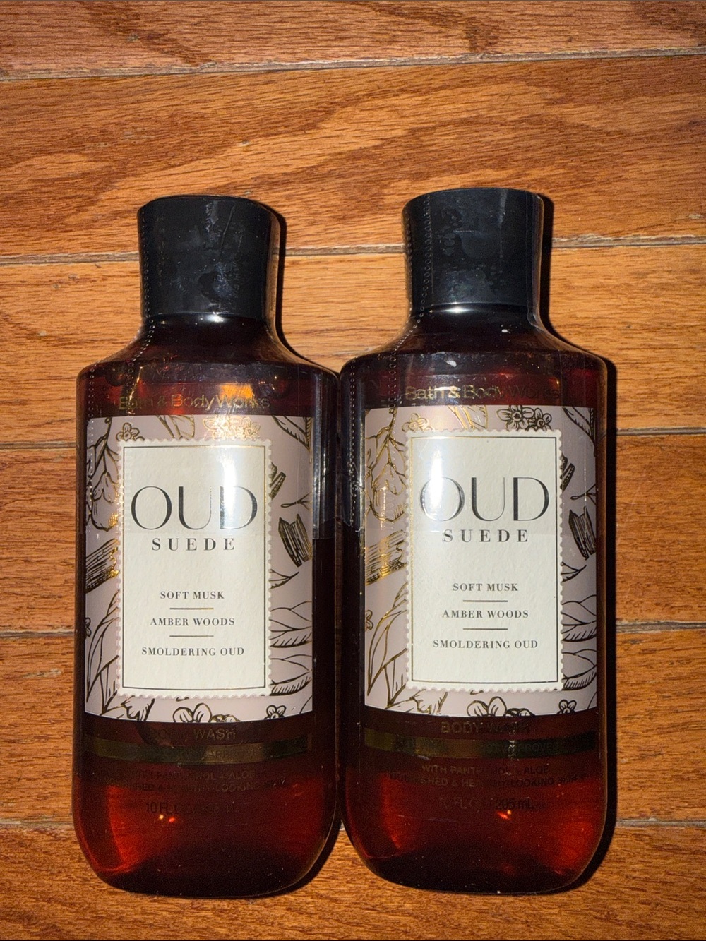 BBW 2pc OUD Suede body wash